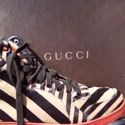 Mens Gucci High top Shoes Size 9+G