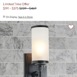 Pottery Barn Bathroom Light 
