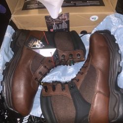 Rocky Work Boots,steel Toe With 600 Grams,thinsulate Insulation