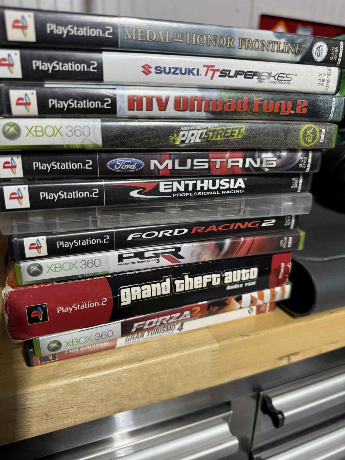 Mix Of Video Games And 1 Controller