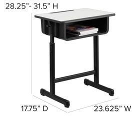 Desk & Chair slim adjustable design