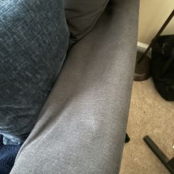 Soft Blue Couch