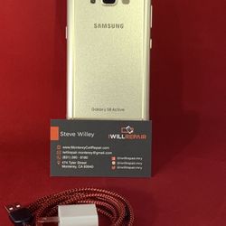 Samsung S8Active Gold & Meteor Grey 64GB Unlocked $190