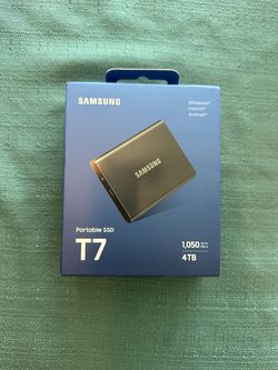 Samsung T7 Portable SSD 4TB – Ultra-Fast External Storage | Mac & PC