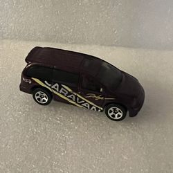 Hot Wheels Maroon Metallic Dodge Caravan 1:64