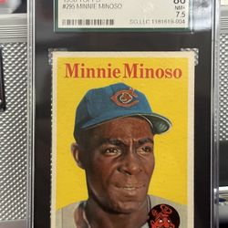 Topps 1958 NM 7.5 SGC Minnie Minosa