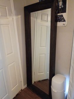 Tall full size standing mirror