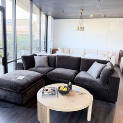 Chocolate Cloud Couch ☁️ Modular Sectional – FREE local delivery 🚚