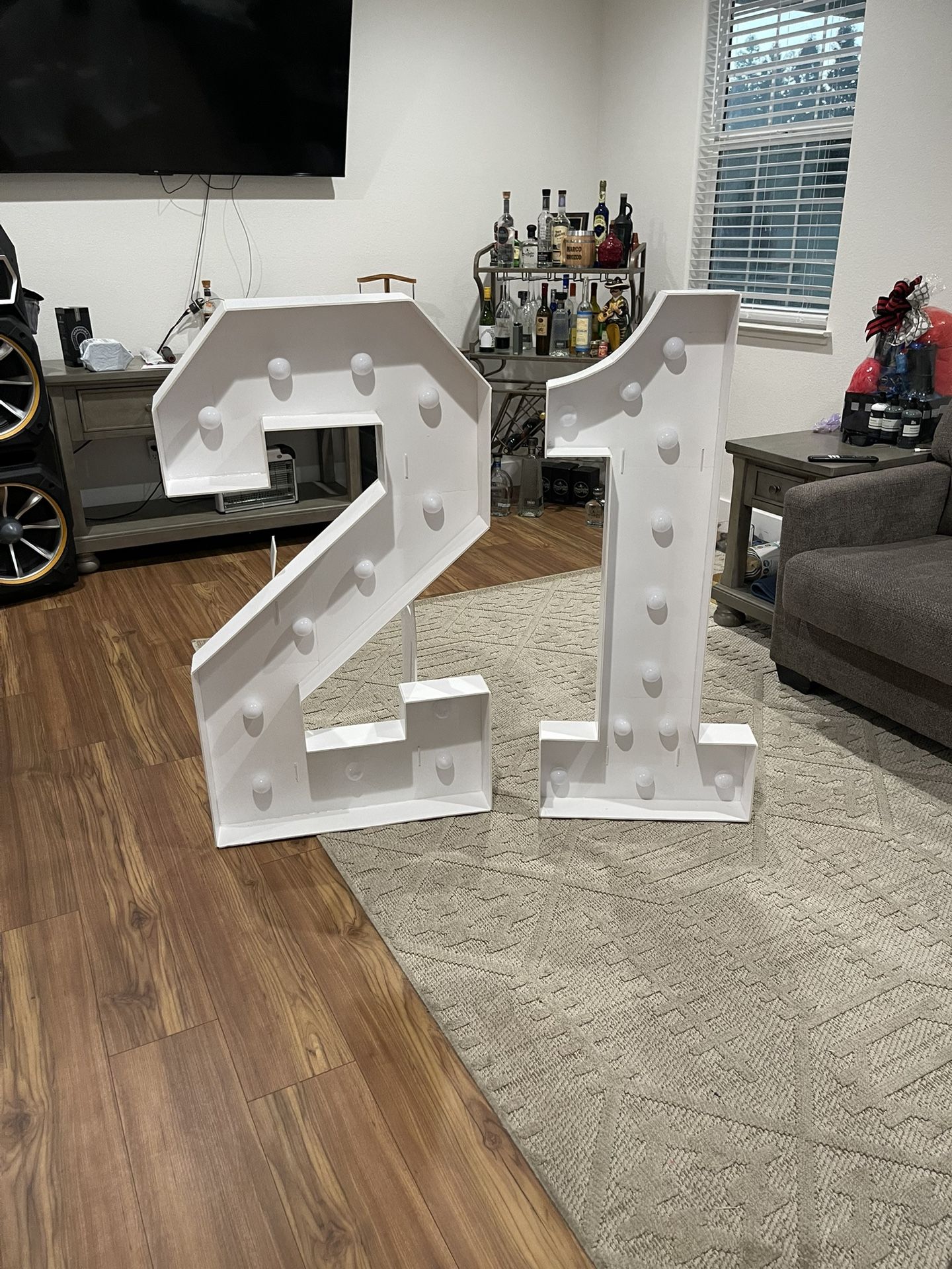 4ft Light Up Numbers