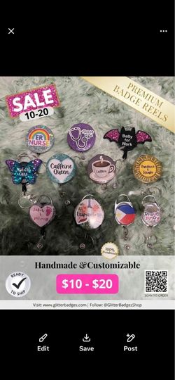 Hand made custom badge reels