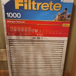Filtrete 1000 Allergen Defense 1000, 2 Pack