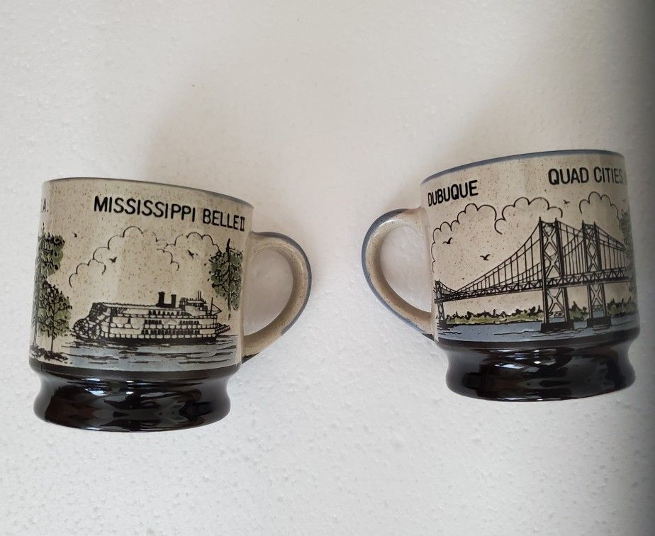 Steamboat Coffee Mississippi Belle II Cup Mug Souvenir River Boat Dubuque Quad Cities Fathers Day Gifts
