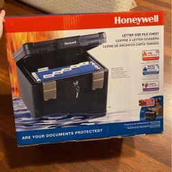 Honeywell Letter Size File Chest w Mobile Base