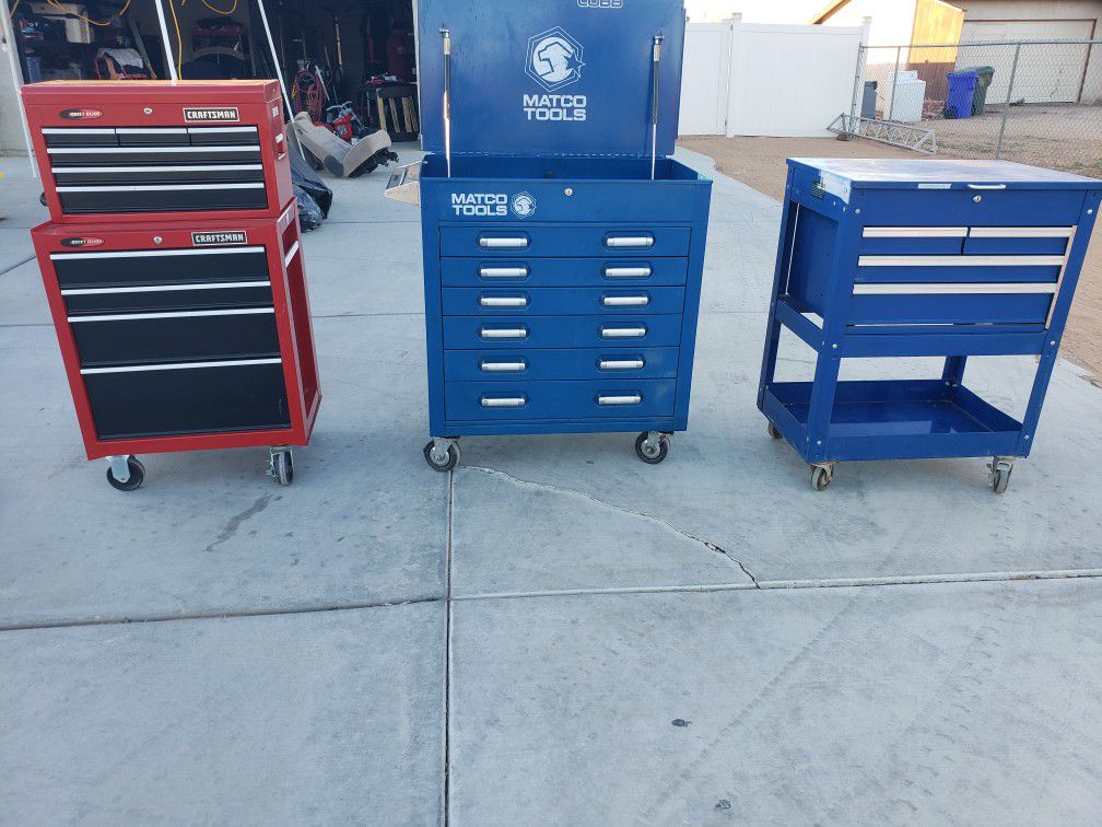 Name Brand tool boxes great condition