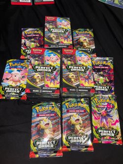 Pokémon TCG Mega Evolution Perfect Order Booster Bundles & Packs