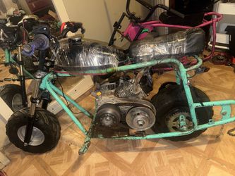 Solid mini bike frame