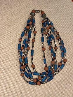 Multi-Strand Beaded Necklace