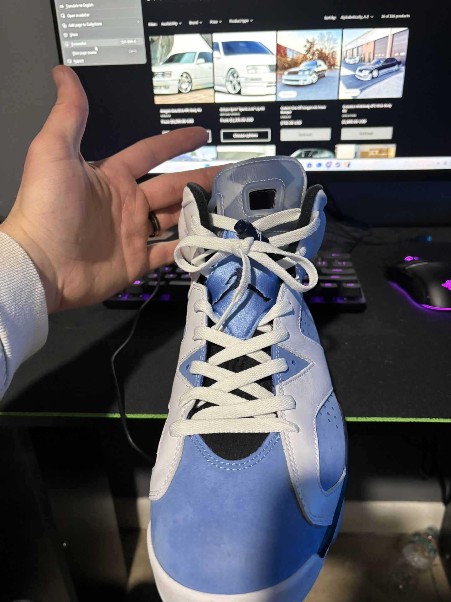 UNC 6s Size 13 Men’s