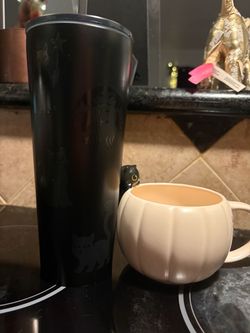 Starbucks Black Halloween Tumbler