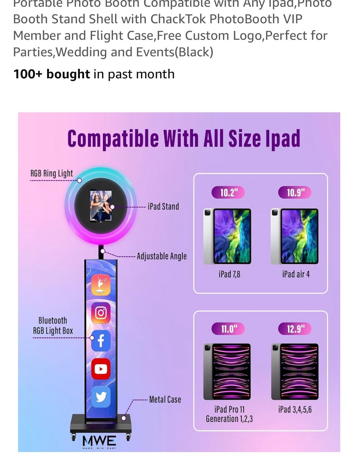 Photo Booth ! For Sale