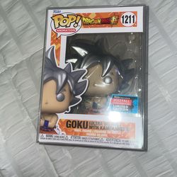 Dragon ball super Limited edition Goku (Ultra instinct with kamehameha) Funko pop