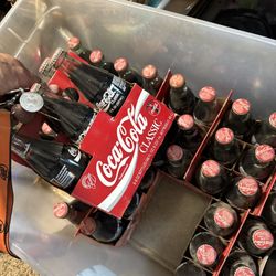 95 All Start Play Off Bottles Of Coke Different Players And Also 2 Cases Of Diamond Back When The Yeah Formed Everything Has Original Casings 