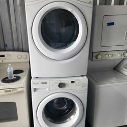 Whirlpool Stacked Washer And Dryer #667