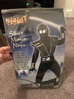 Boys ninja costume size 12/14 new