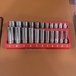 Snap On SAE 3/8 Socket Set 222SFFS