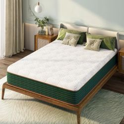 New in box Zeffly Full Size Mattress 12 Inch, Gel Memory Foam Mattress with Individual Pocket Springs, Hybrid Mattress in a Box for Pressure Relief & 