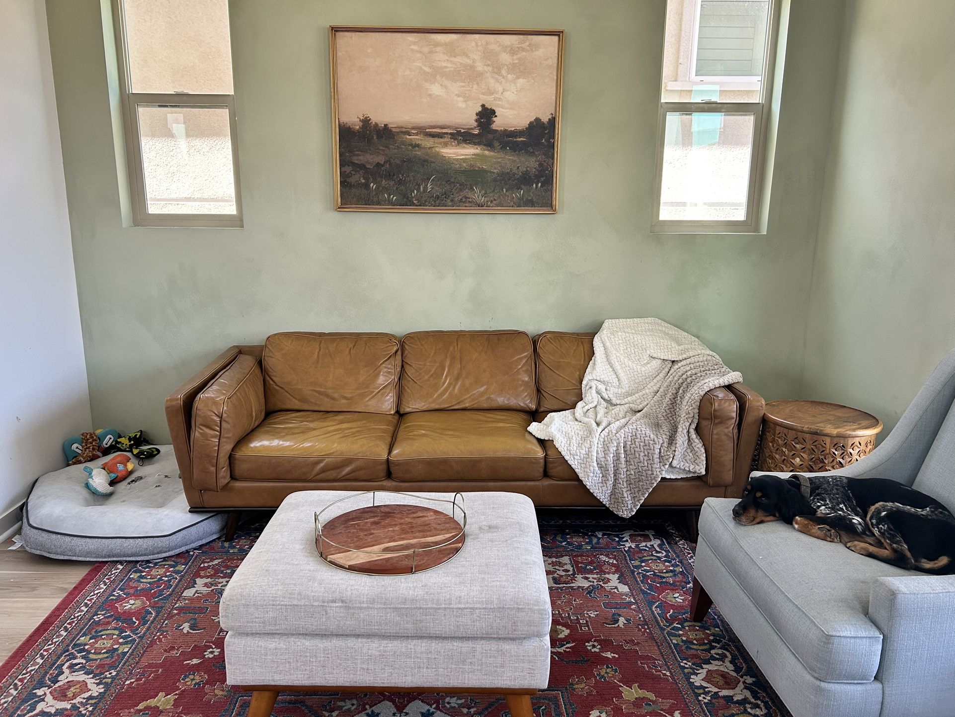 MCM Leather Couch