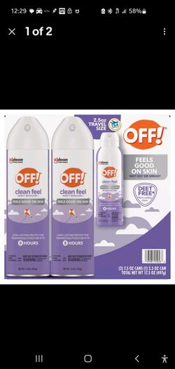 OFF! Clean Feel Insect Repellent 3-Pack