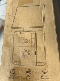 Solar-Powered attachment for ring camera