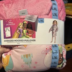 New Disney Princess Pullover Blanket 