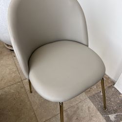 Cream Beige Accent Chair 