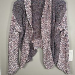 See by Chloe Melange Crochet Drape Cardigan  size 10 