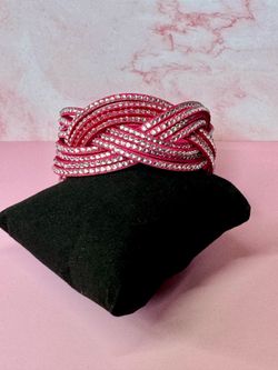 Pink Rhinestone Bracelet