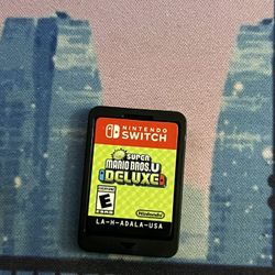 Nintendo Switch Game Super Mario Bros U Deluxe Cartridge