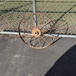 28 inch metal wagon wheel