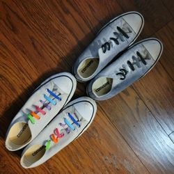 2 Pairs Of Chucks Sneakers