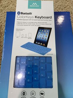 Merkury ColorKeys bluetooth Keyboard