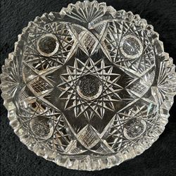 7” ABP American Brilliant Period Cut Glass Deep Bowl