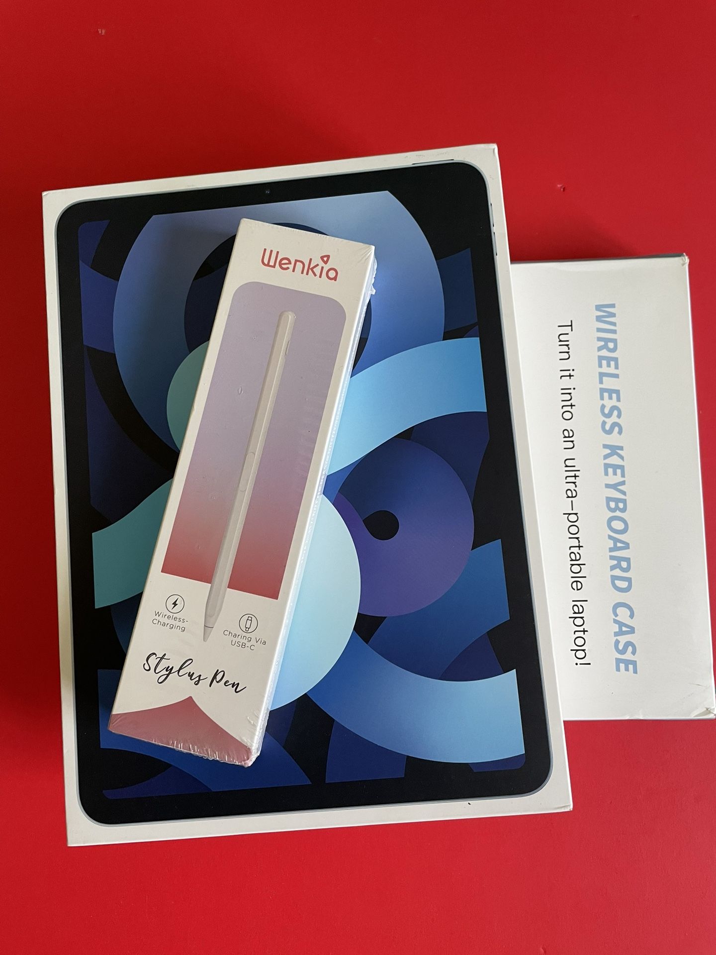 iPad Air第4世代 64GB、Keyboard Folio、Pencil Apple iPad Air 4th Generation 64GB with Box, Pencil, keyboard case