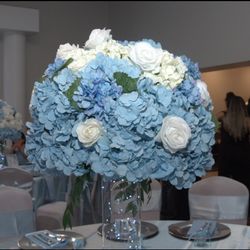 White Hydrangea Artificial Flowers