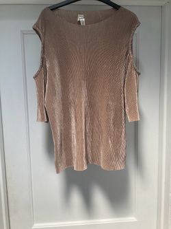 Vintage Vertical Accordion Pleated Style XL shirt
