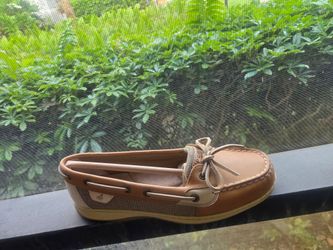 Sperry Boat Shoes Tan Leather
