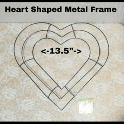 NEW HEART SHAPED METAL FRAME
