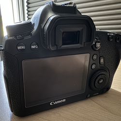 Canon EOS 6D 20.2 MP DSLR camera Body Only (no lens)