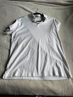 Murano Liquid Luxury White Polo Medium 