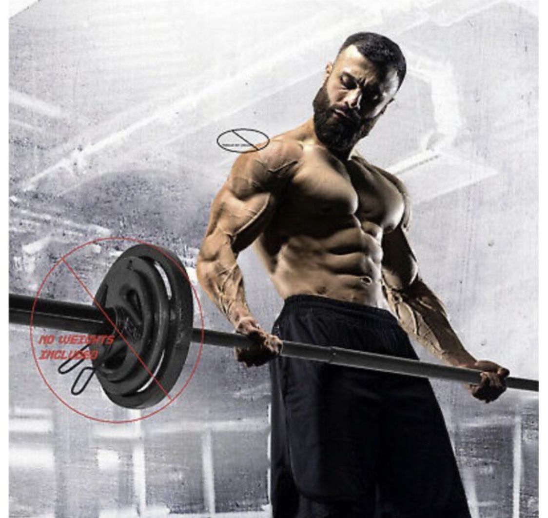 Brand new CAP Olympic weight plates, Three piece Olympic Barbell bar